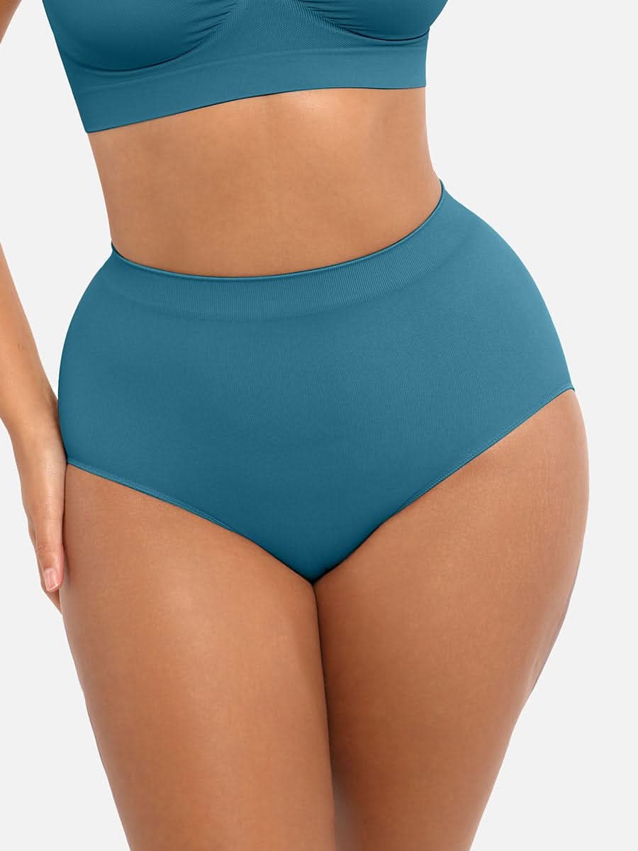 High-Waist Tummy Control Antibacterial  Hip Brief