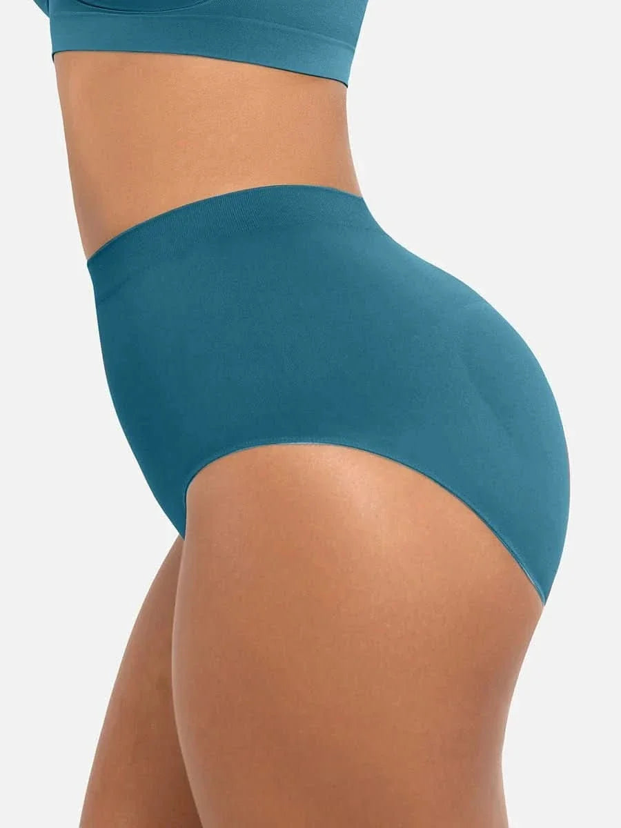 High-Waist Tummy Control Antibacterial  Hip Brief