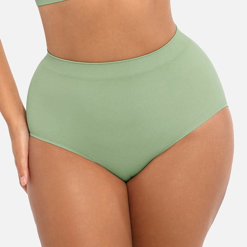 High-Waist Tummy Control Antibacterial  Hip Brief