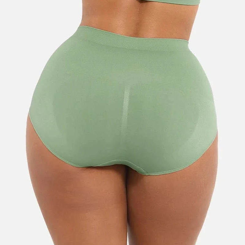 High-Waist Tummy Control Antibacterial  Hip Brief