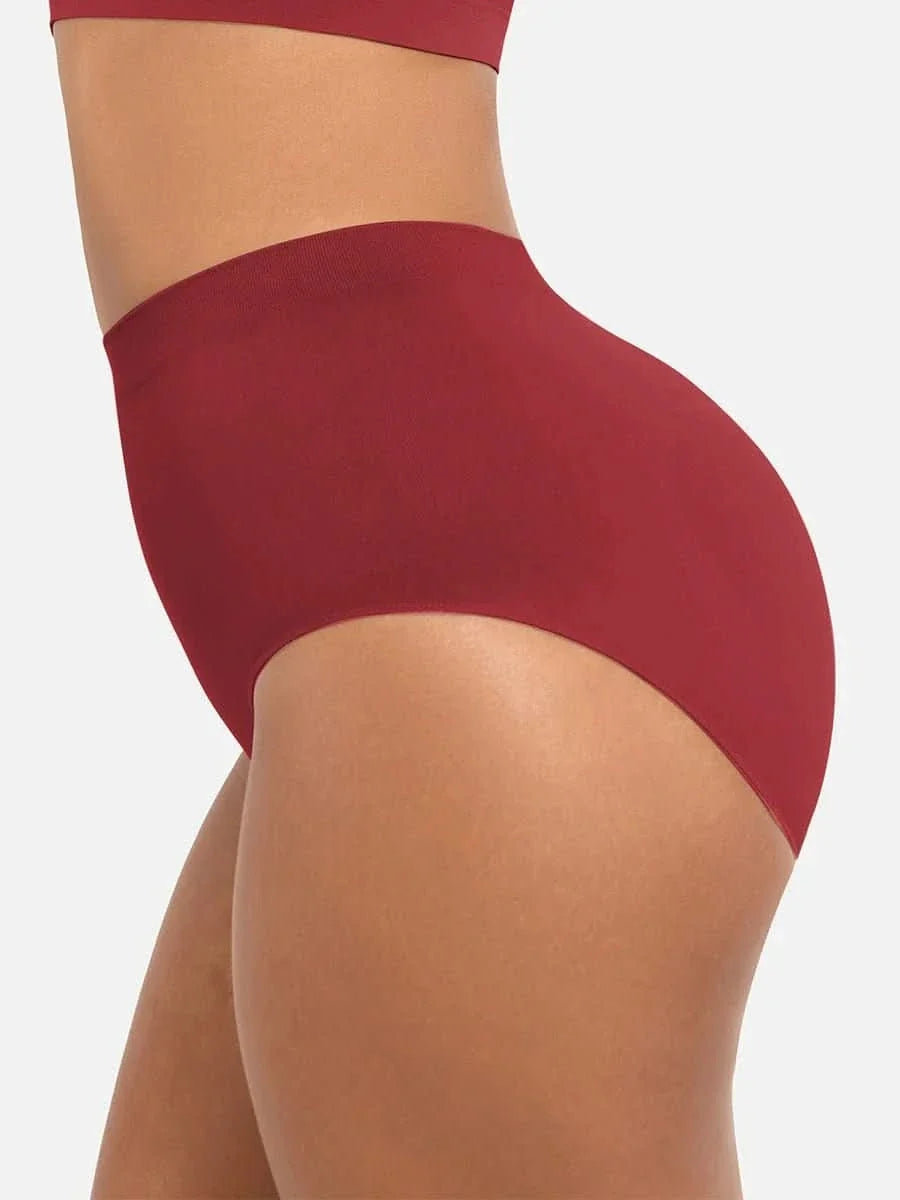 High-Waist Tummy Control Antibacterial  Hip Brief
