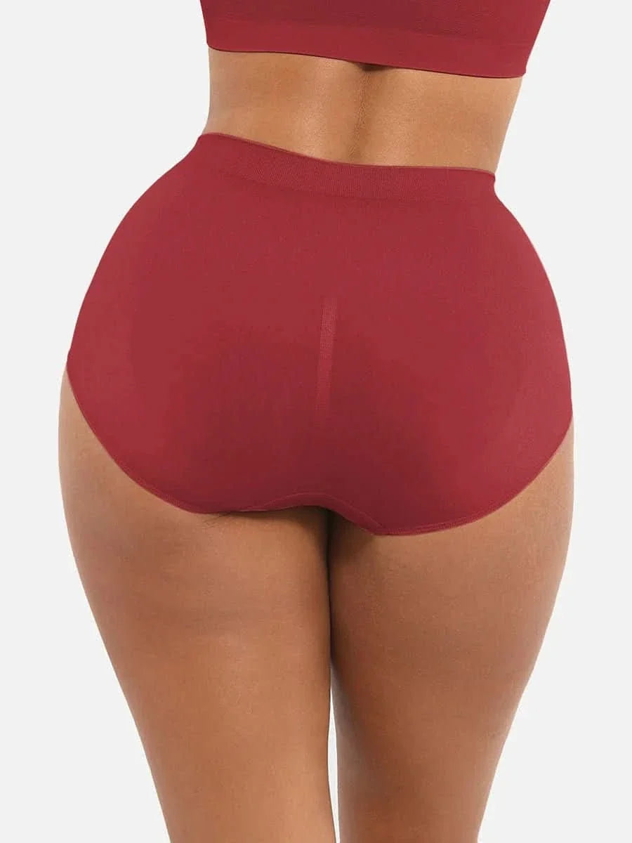 High-Waist Tummy Control Antibacterial  Hip Brief