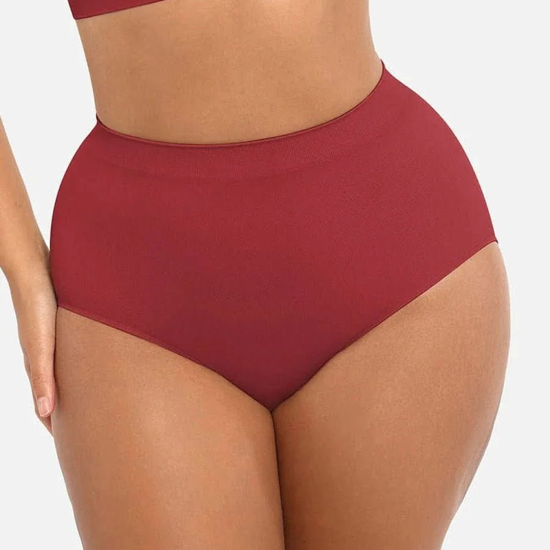 High-Waist Tummy Control Antibacterial  Hip Brief
