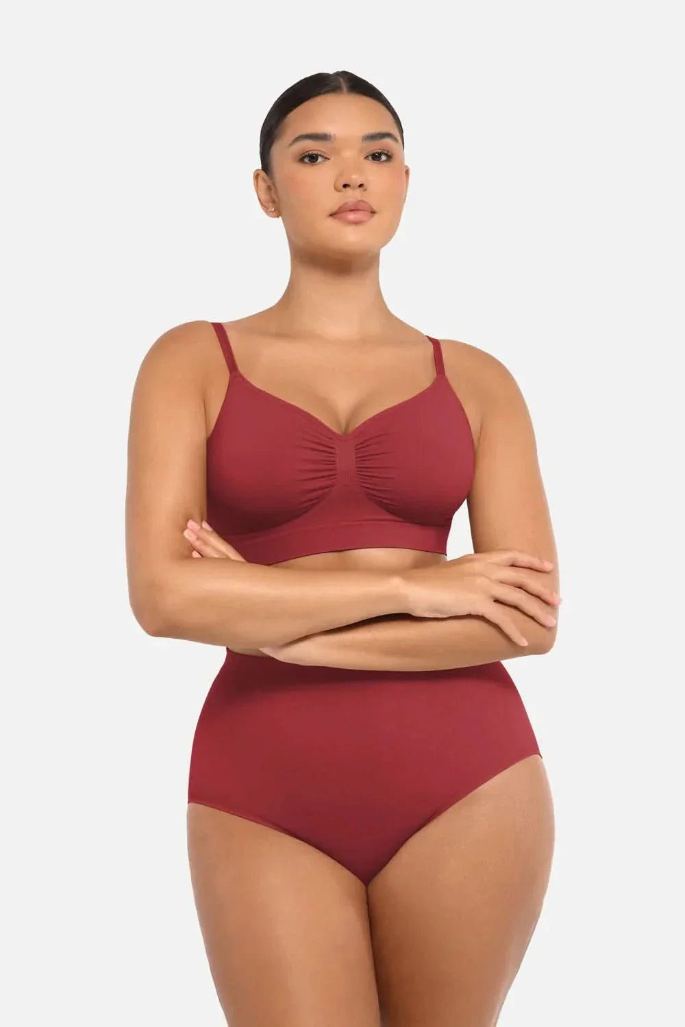 High-Waist Tummy Control Antibacterial  Hip Brief