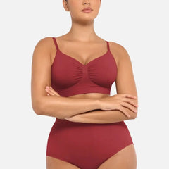 High-Waist Tummy Control Antibacterial  Hip Brief