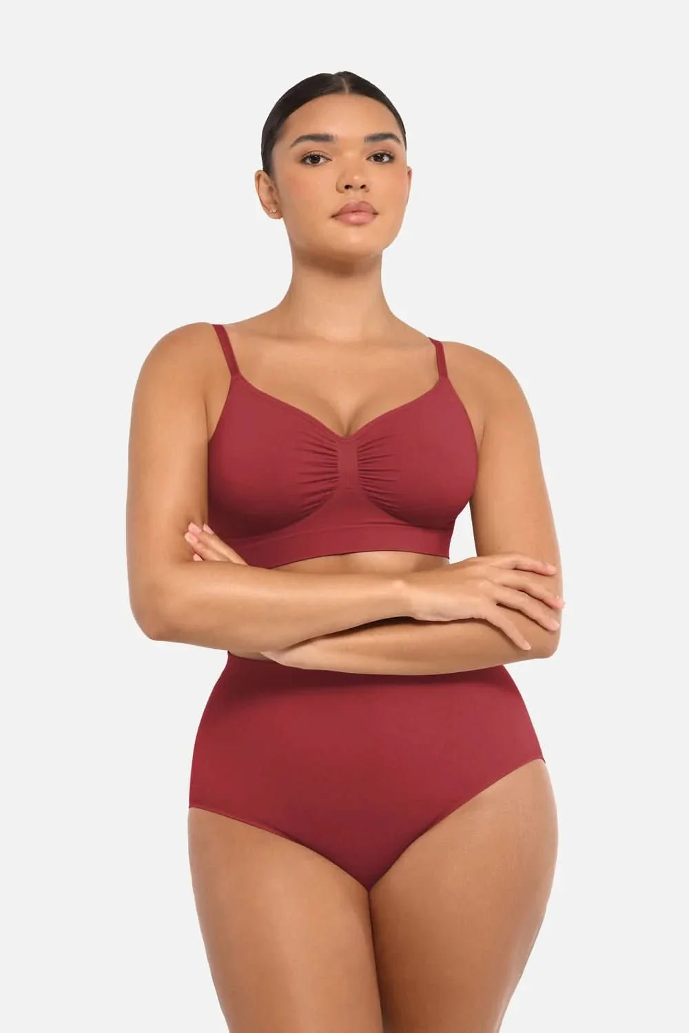 High-Waist Tummy Control Antibacterial  Hip Brief