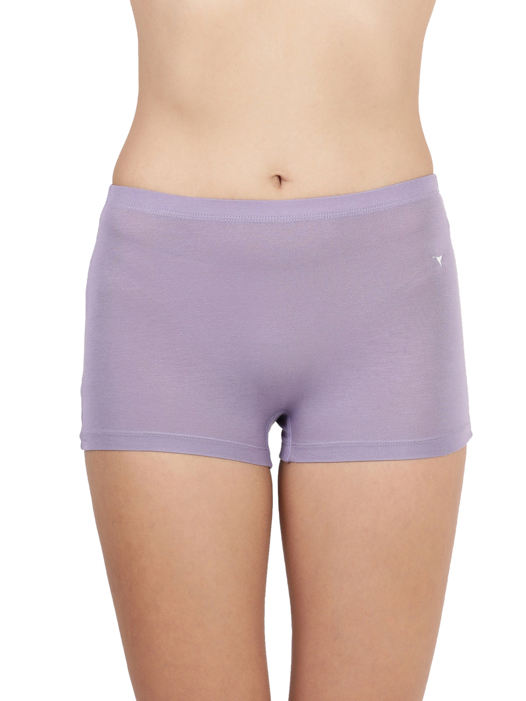 Blossom Feather Shorts -Stretchable Modal Mid-Rise Boyshorts with Chafe-Free Fit & Secure Waistband _Pack of 2