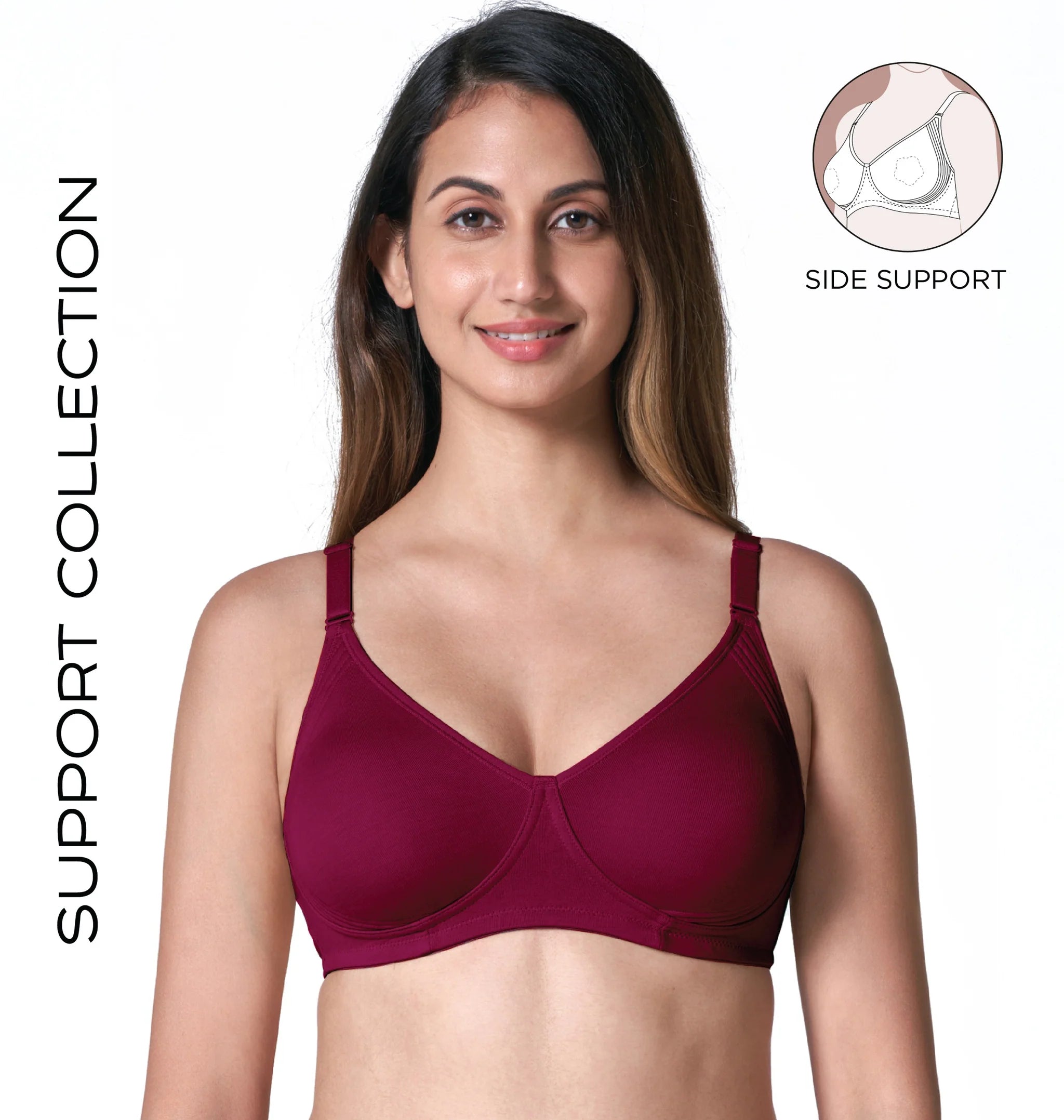 Buy_Blossom_Encircle_Side_Support_full coverage_tshirt Bra_Pickle Beet-1