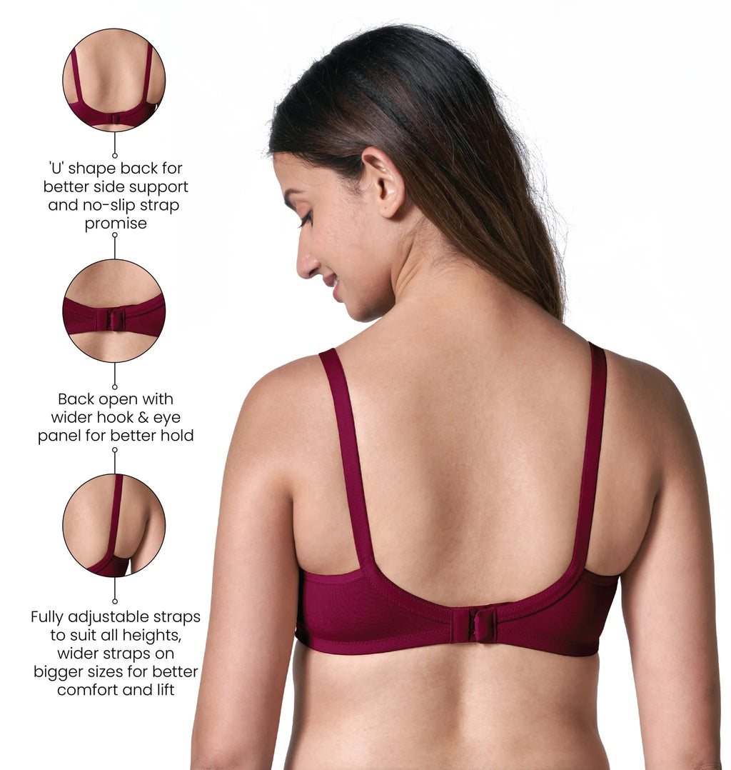 Buy_Blossom_Encircle_Side_Support_full coverage_tshirt Bra_Pickle Beet-3