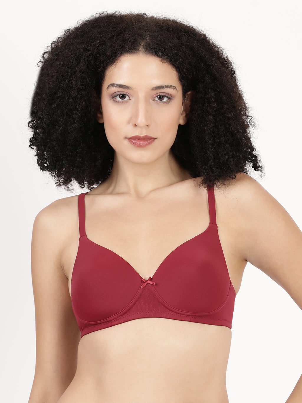 Women's Everyday Comfort Polyamide Bra – Feather-Light Feel with Soft Padding & Natural Shape_Featherlite Bra