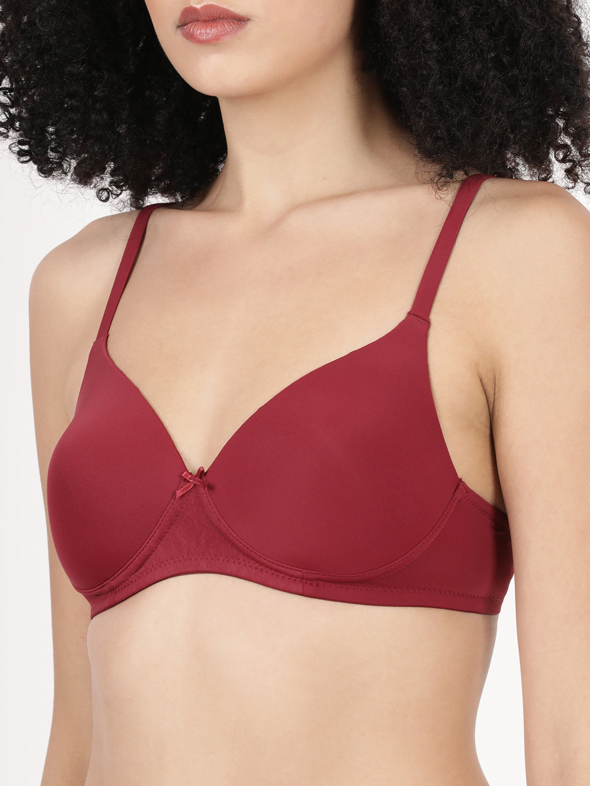 Women's Everyday Comfort Polyamide Bra – Feather-Light Feel with Soft Padding & Natural Shape_Featherlite Bra