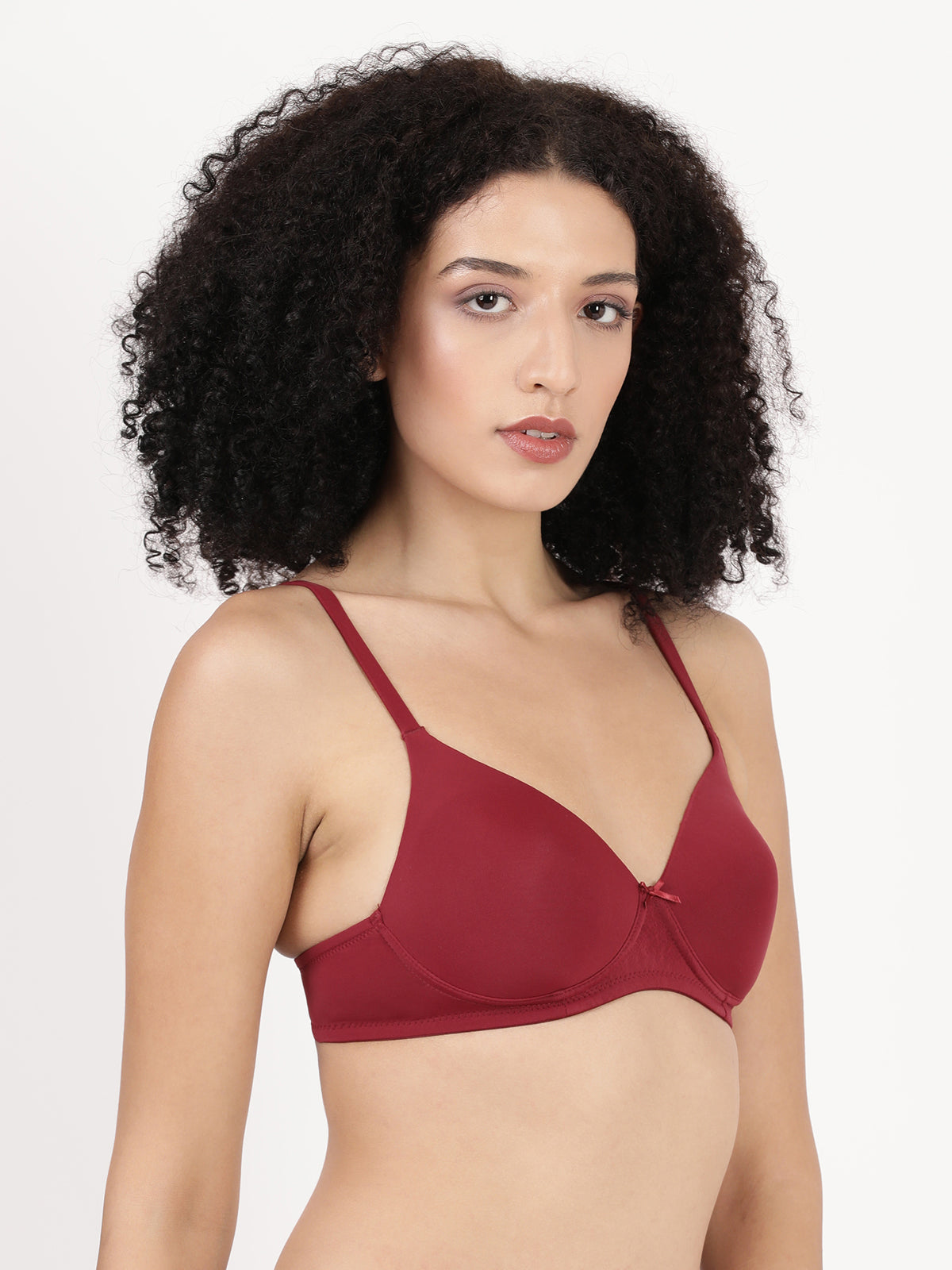 Women's Everyday Comfort Polyamide Bra – Feather-Light Feel with Soft Padding & Natural Shape_Featherlite Bra