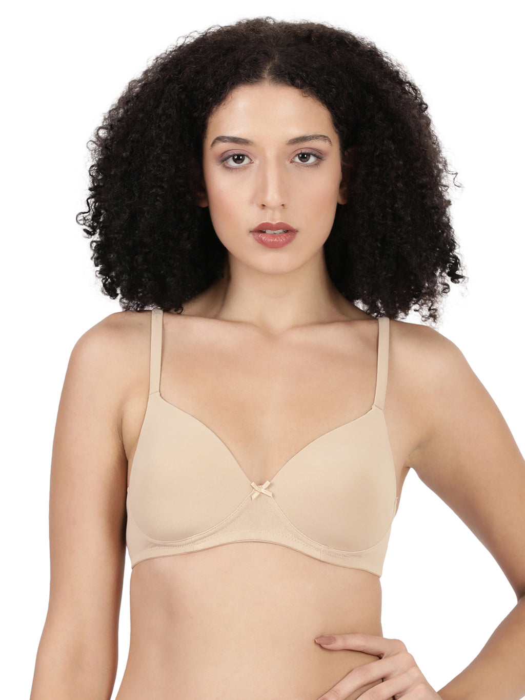 Women's Everyday Comfort Polyamide Bra – Feather-Light Feel with Soft Padding & Natural Shape_Featherlite Bra