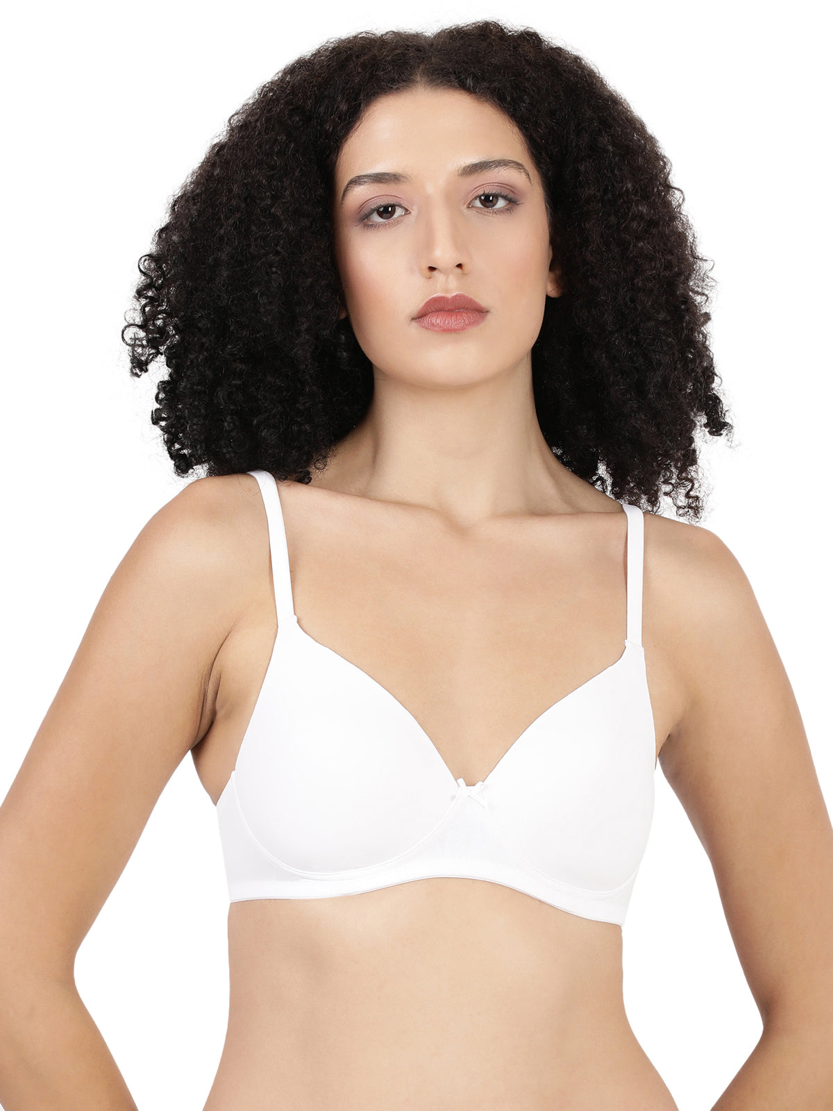 Women's Everyday Comfort Polyamide Bra – Feather-Light Feel with Soft Padding & Natural Shape_Featherlite Bra