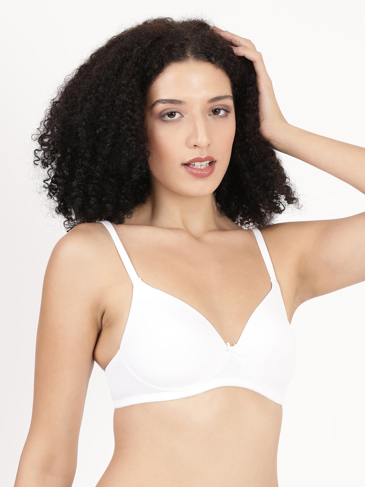 Women's Everyday Comfort Polyamide Bra – Feather-Light Feel with Soft Padding & Natural Shape_Featherlite Bra