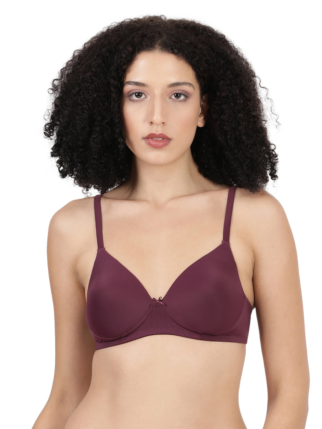 Women's Everyday Comfort Polyamide Bra – Feather-Light Feel with Soft Padding & Natural Shape_Featherlite Bra