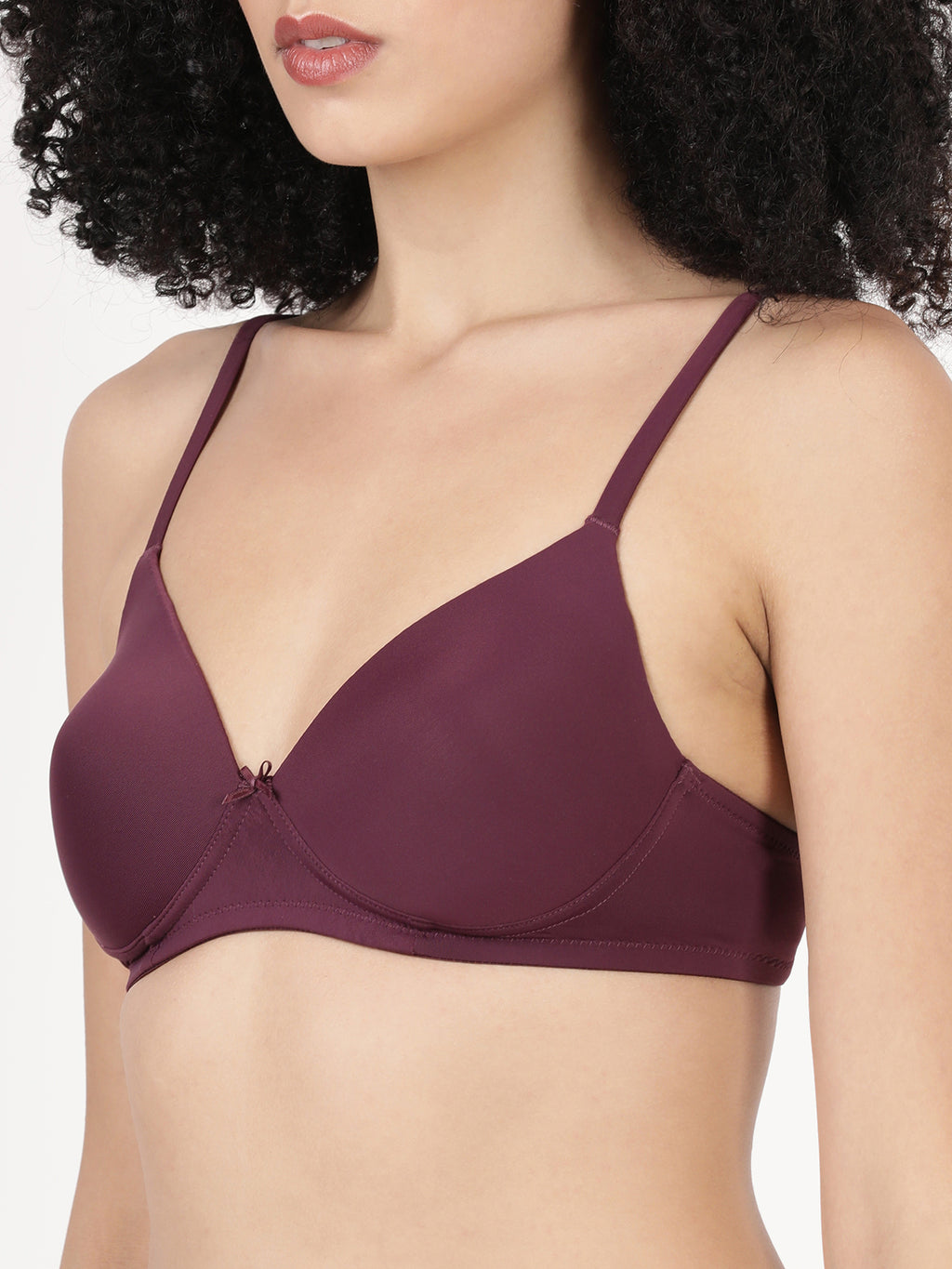Women's Everyday Comfort Polyamide Bra – Feather-Light Feel with Soft Padding & Natural Shape_Featherlite Bra