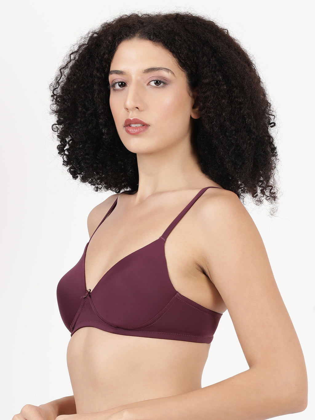 Women's Everyday Comfort Polyamide Bra – Feather-Light Feel with Soft Padding & Natural Shape_Featherlite Bra