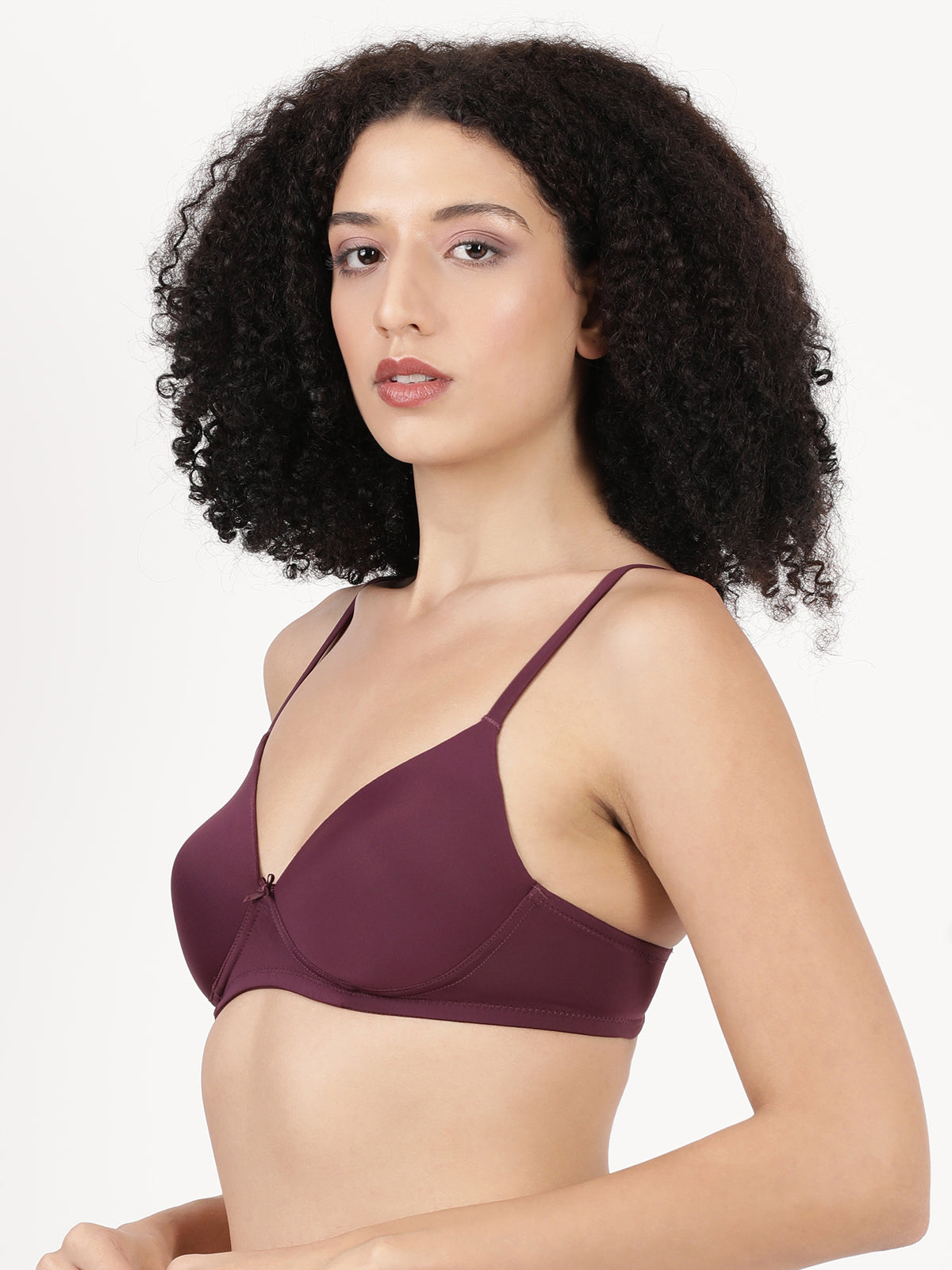 Women's Everyday Comfort Polyamide Bra – Feather-Light Feel with Soft Padding & Natural Shape_Featherlite Bra