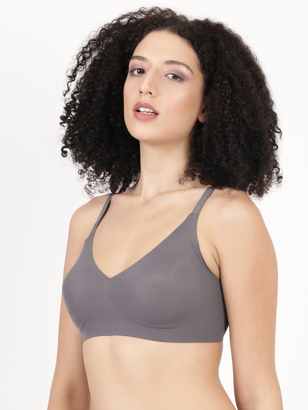 Blossom Bonded, Seamless Full Coverage Bra With Removable Pads For Support And Invisible Look_Glossy Pad