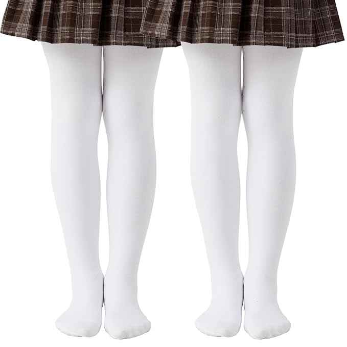 Brachy Girls Pack Of 2 Girls Thermal Fleece Lined Winter Warm Tights Pantyhose Stockings