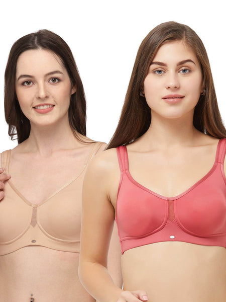 SOIE Woman - Full Coverage Minimizer Non Padded Non Wired Bra - Bra -for Women