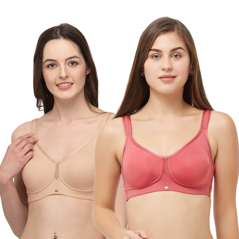 SOIE Woman - Full Coverage Minimizer Non Padded Non Wired Bra - Bra -for Women