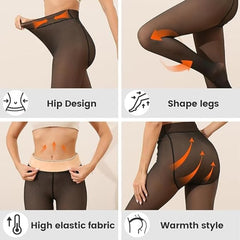 Brachy Kids Winter WarmThermal Tights Leggings Footed Stockings