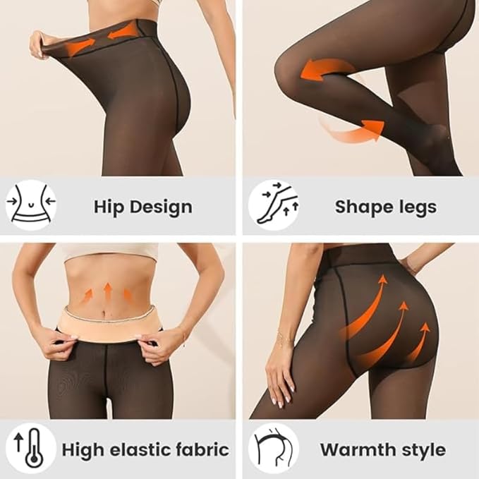 Brachy Kids Winter WarmThermal Tights Leggings Footed Stockings