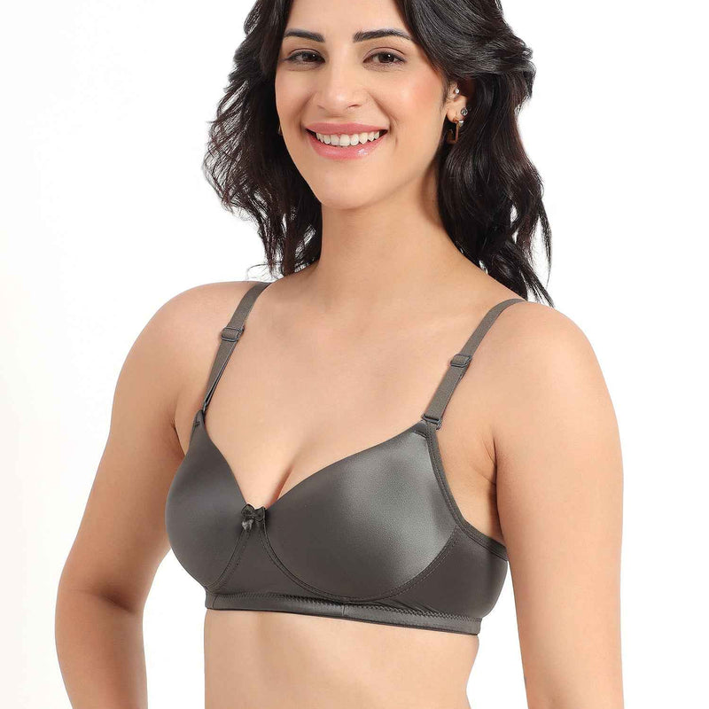 Women Plus Size Padded Comfortable High Support Big-Cup Bra
