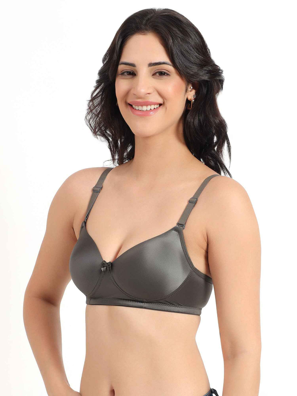 Women Plus Size Padded Comfortable High Support Big-Cup Bra