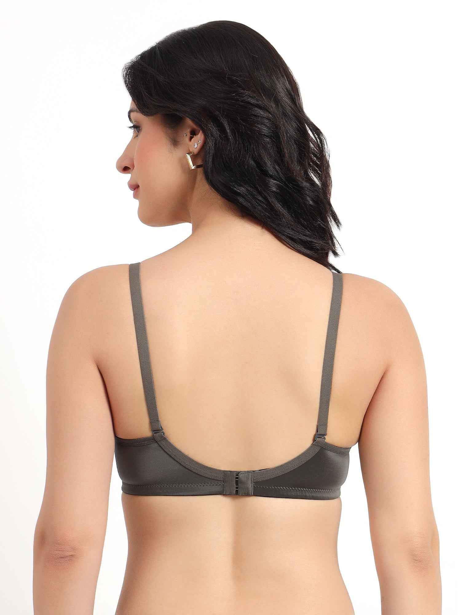 Women Magenta Plus Size Padded Comfortable High Support Big-Cup Bra