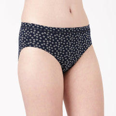 Blossom Dazzel Print Ultra Soft Printed Modal Hipster Panty With Full Coverage And Seamless Look _Pack Of 3
