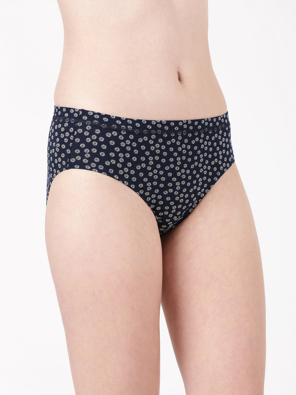 Blossom Dazzel Print Ultra Soft Printed Modal Hipster Panty With Full Coverage And Seamless Look _Pack Of 3