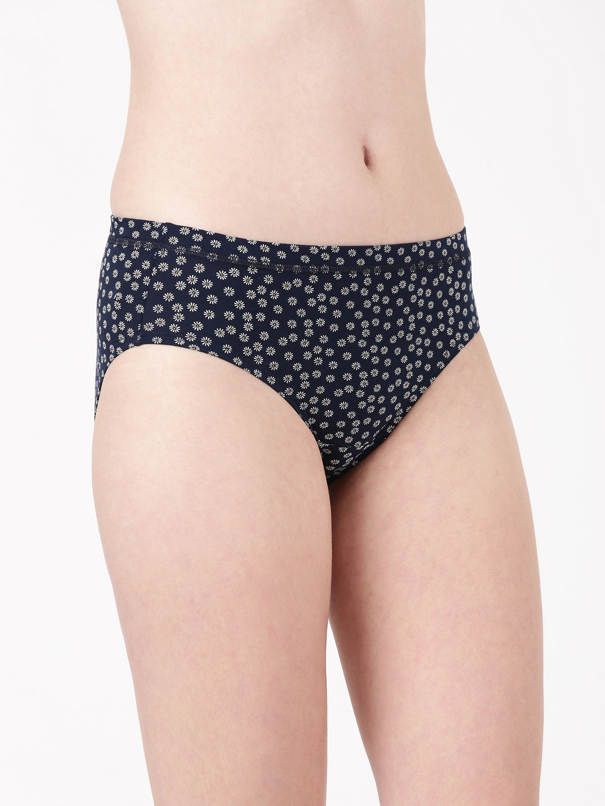Blossom Dazzel Print Ultra Soft Printed Modal Hipster Panty With Full Coverage And Seamless Look _Pack Of 3