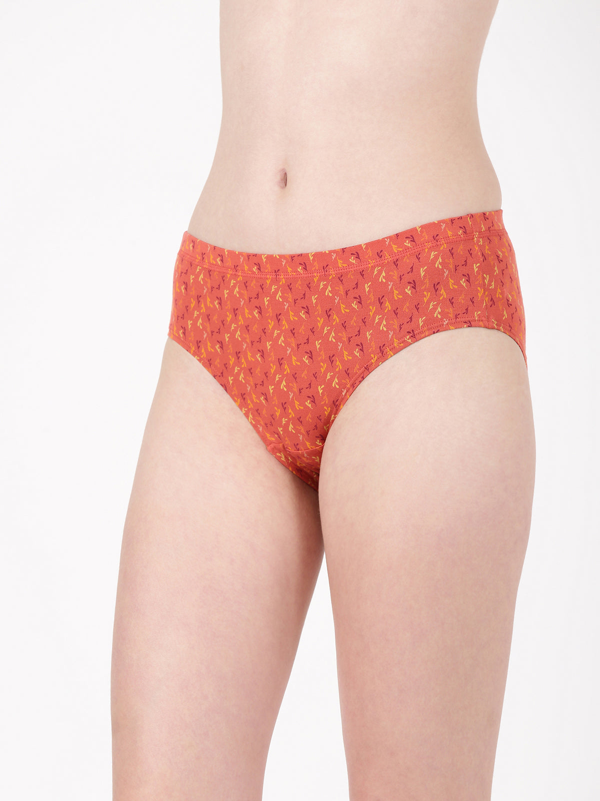Blossom Dazzel Print Ultra Soft Printed Modal Hipster Panty With Full Coverage And Seamless Look _Pack Of 3