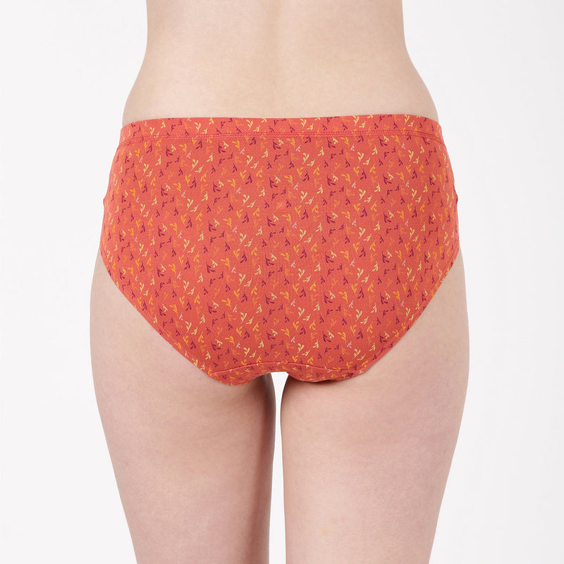 Blossom Dazzel Print Ultra Soft Printed Modal Hipster Panty With Full Coverage And Seamless Look _Pack Of 3