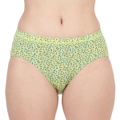 Blossom Dazzel Print Ultra Soft Printed Modal Hipster Panty With Full Coverage And Seamless Look _Pack Of 3