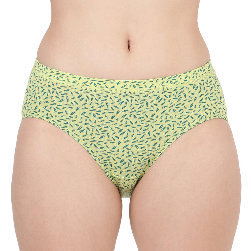 Blossom Dazzel Print Ultra Soft Printed Modal Hipster Panty With Full Coverage And Seamless Look _Pack Of 3