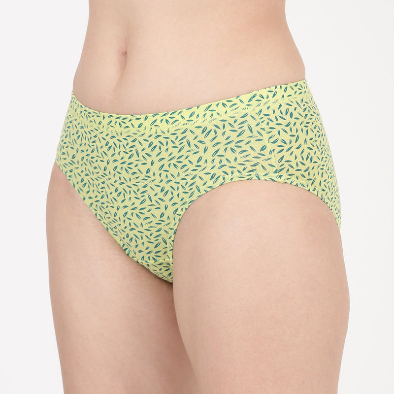 Blossom Dazzel Print Ultra Soft Printed Modal Hipster Panty With Full Coverage And Seamless Look _Pack Of 3