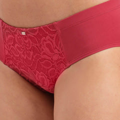 SOIE Woman - Full Coverage Non Wired Non Padded Bra with High Waist Full Coverage Lace Brief - -for Women