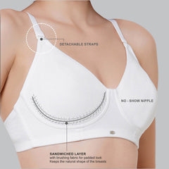 SOIE Woman - Non Padded Non Wired Full Coverage T-shirt Bra - Bra -for Women