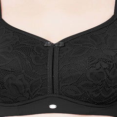 SOIE Woman - Non Padded Non-Wired Full Coverage Minimizer Lace Bra - Bra -for Women