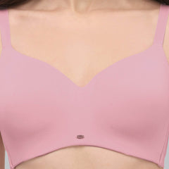 SOIE Woman - Full Coverage Padded Non Wired Ultrasoft Seamless Bra - Bra -for Women