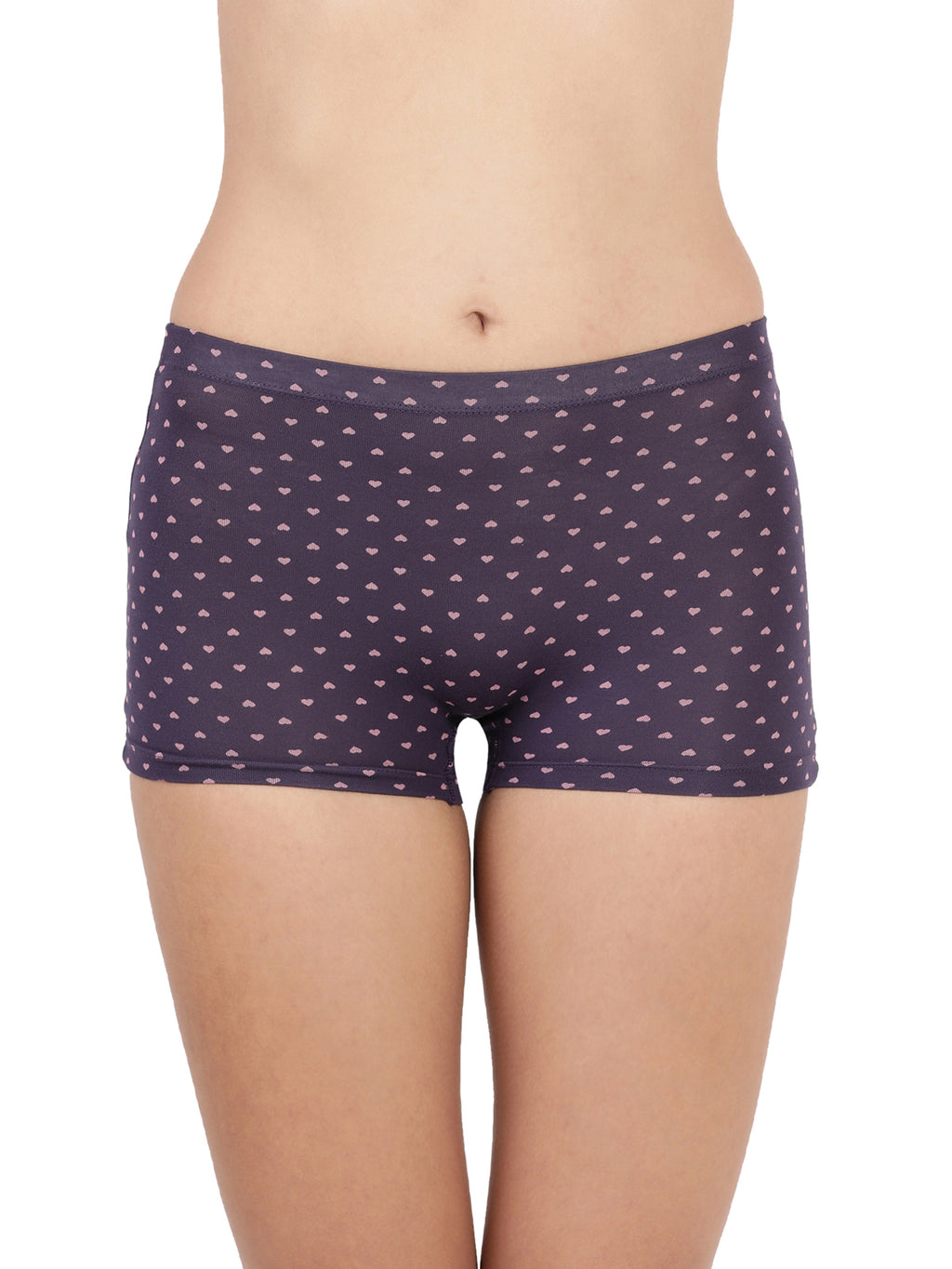 Blossom Dew Shorts Ultra Soft Modal Printed Mid Rise Boy Shorts_Pack Of 2