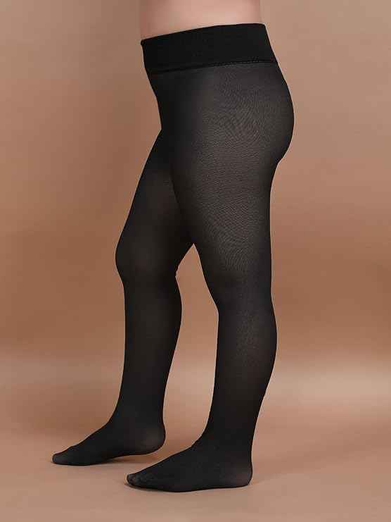 Brachy Girls Pack Of 2 Girls Thermal Fleece Lined Winter Warm Tights Pantyhose Stockings