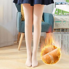 Brachy Girls Kids Winter Warm Ultra Soft Fur Stretchable Thermal Tights Leggings Footed Stockings.