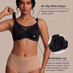 Full Coverage Underwire Minimizer Bra