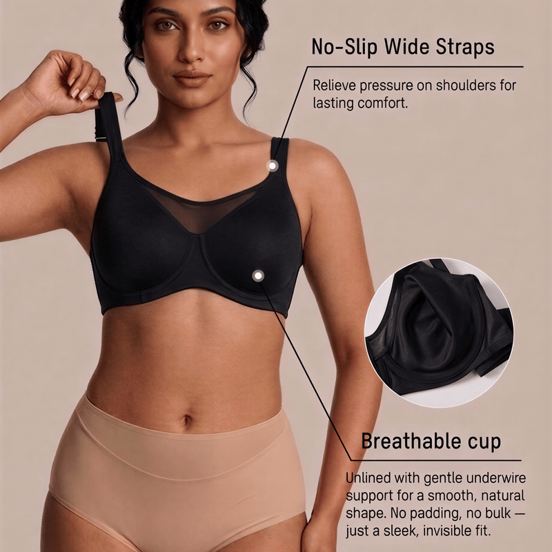 Full Coverage Underwire Minimizer Bra