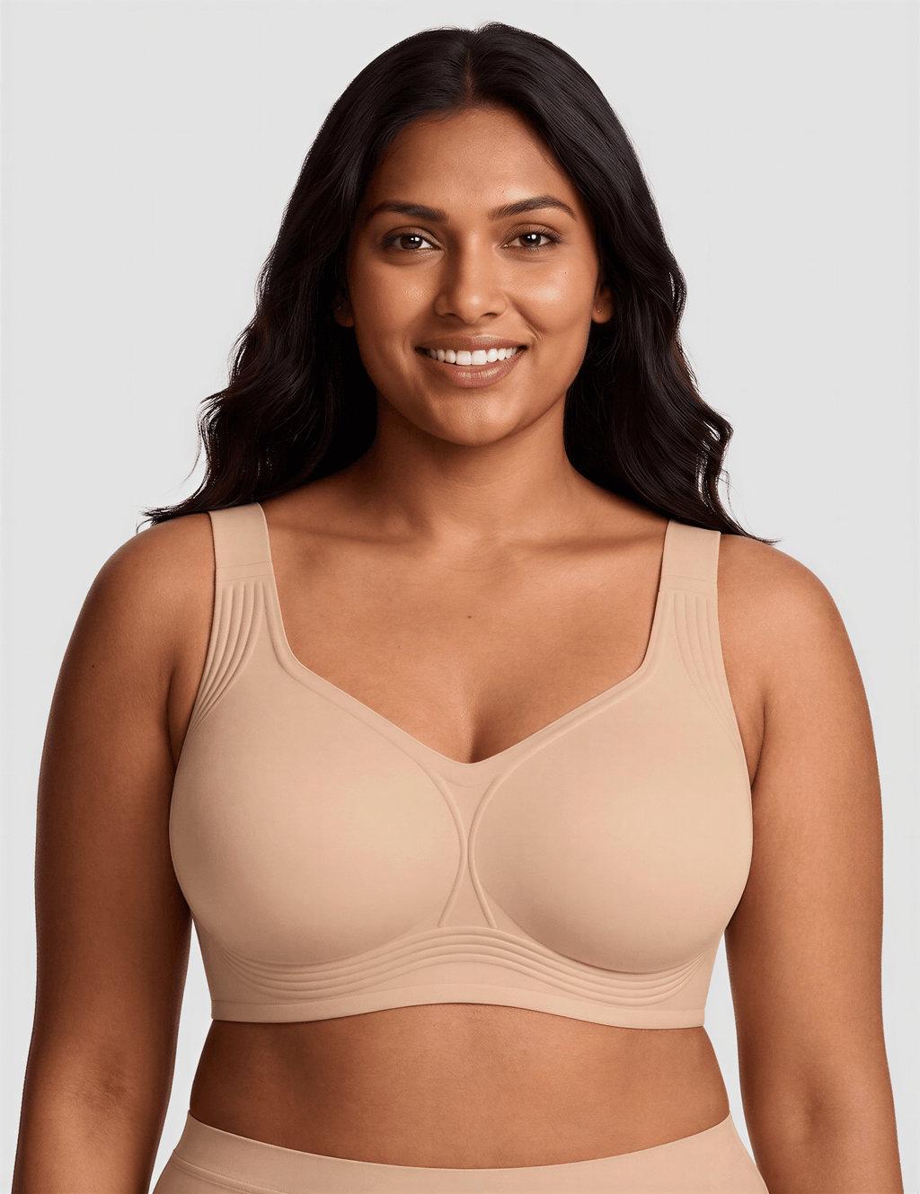 Seamless Wireless Full Coverage Push Up Bra
